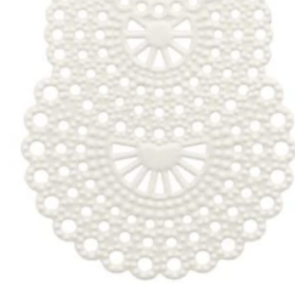 Bohemian White Filigree Earrings Lightweight Metal Lace Tiered Hollow Cut Out - Picture 2 of 2